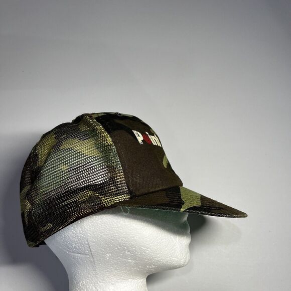 Point Blank Camo SnapBack Hat Adult One Size Bullseye Target Mesh Cap - Picture 2 of 9